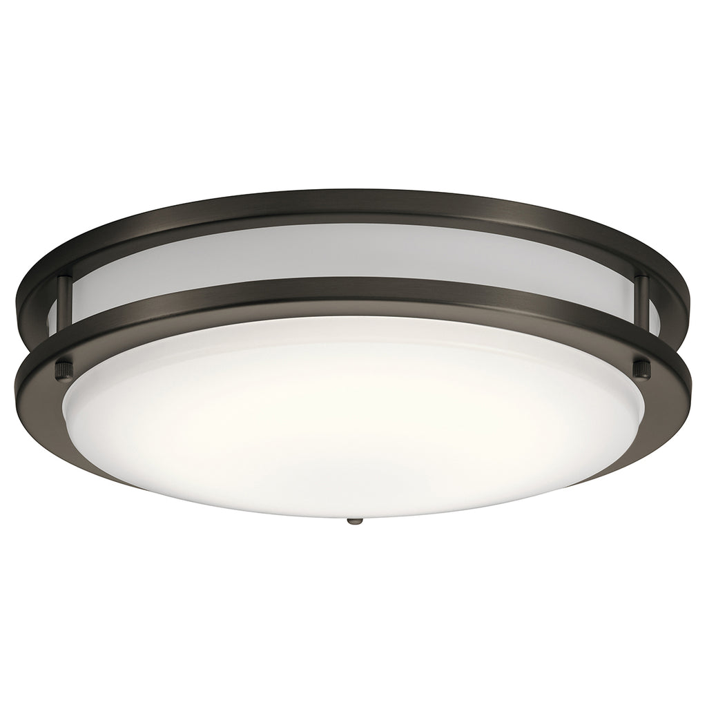 Kichler 10769OZLED Bronze Flush Mount image 1