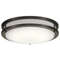 Kichler 10769OZLED Bronze Flush Mount image 1