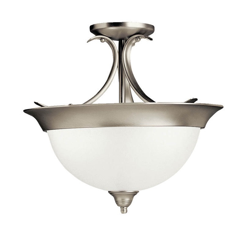Kichler 3623NI Nickel Semi-Flush Mount image 1