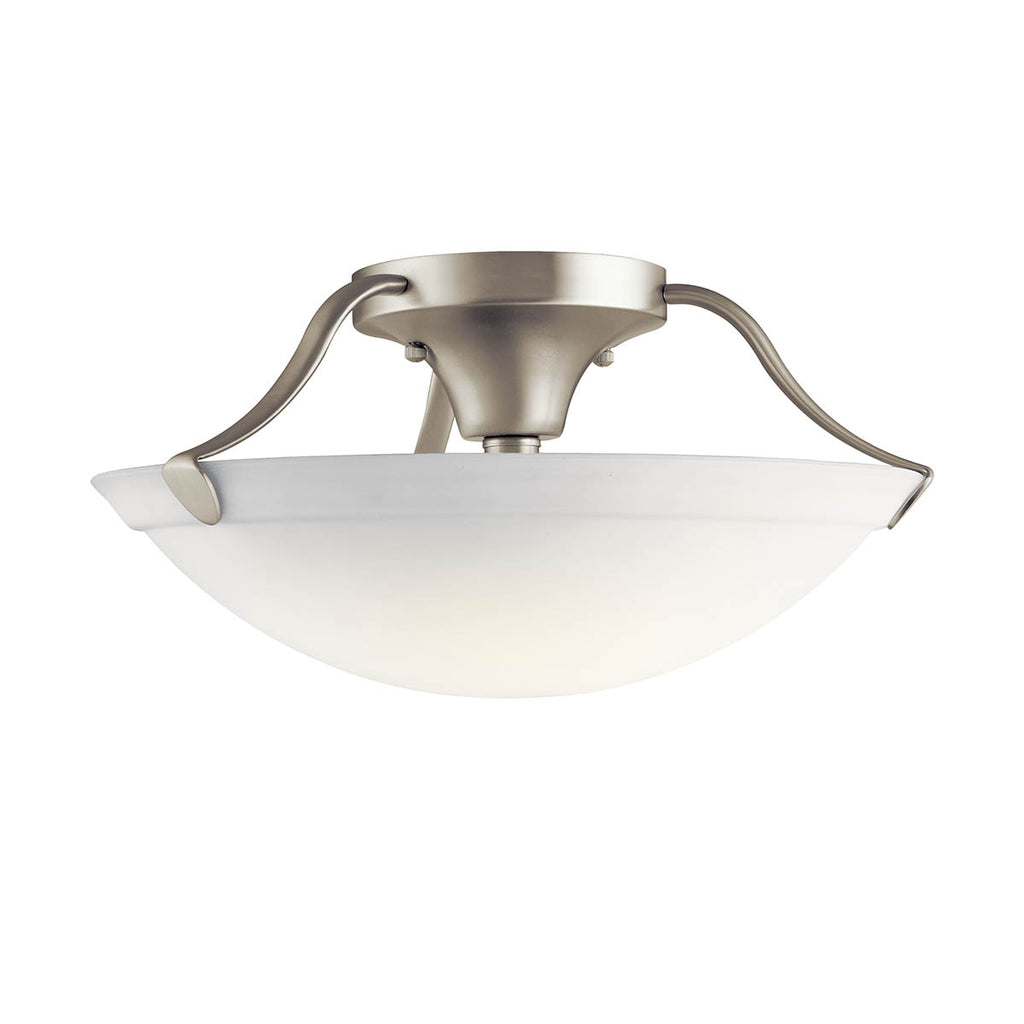 Kichler 3627NI Nickel Semi-Flush Mount image 1