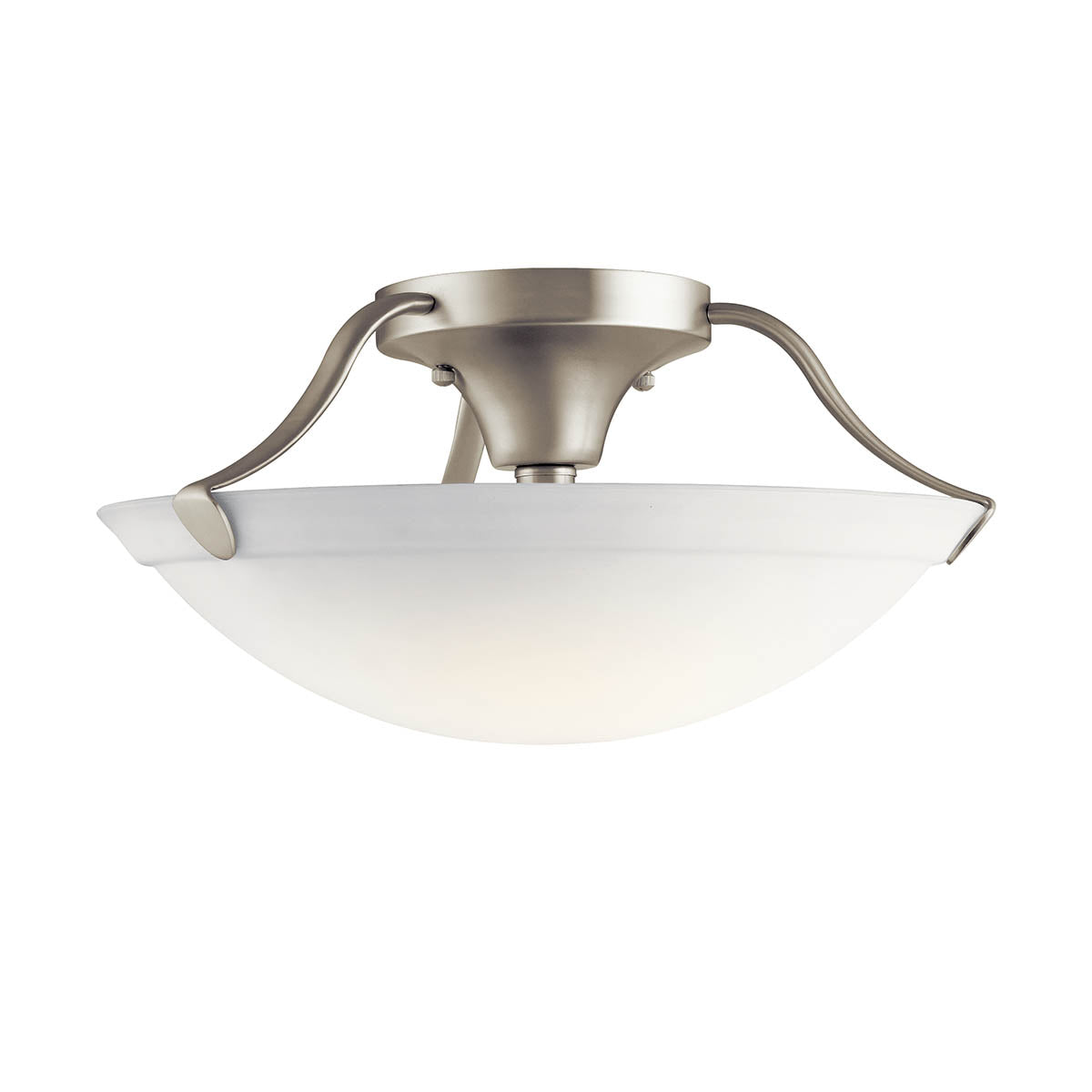 Kichler 3627NI Nickel Semi-Flush Mount image 1