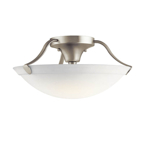 Kichler 3627NI Nickel Semi-Flush Mount image 1