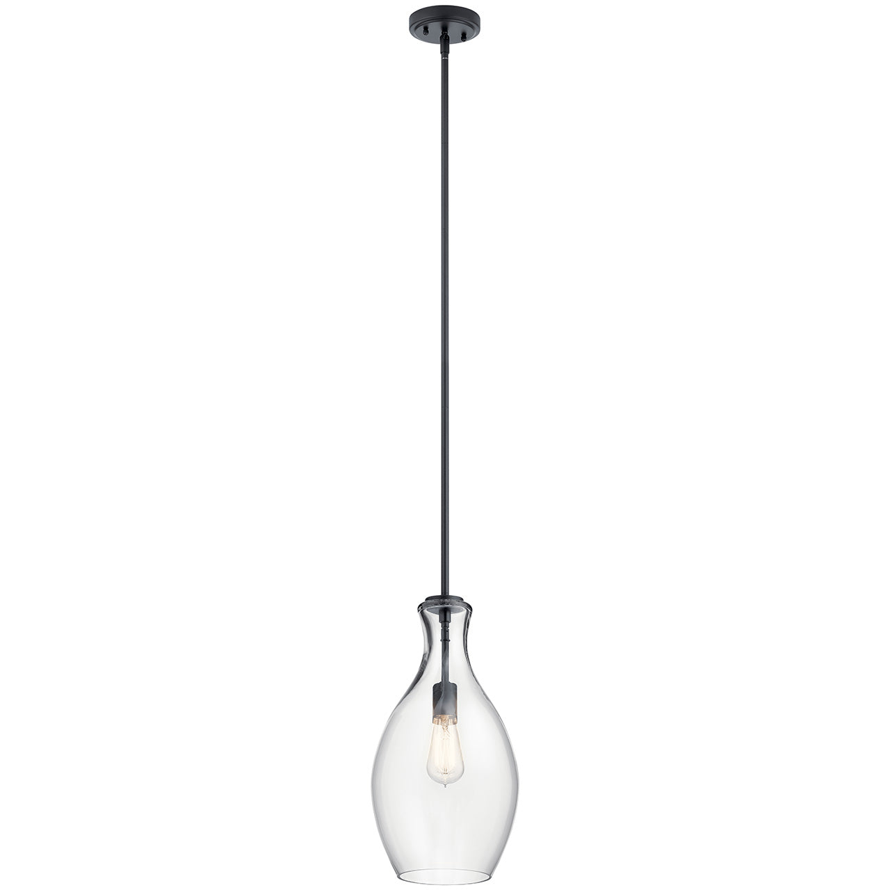 Kichler 42047BK Black Pendant image 2