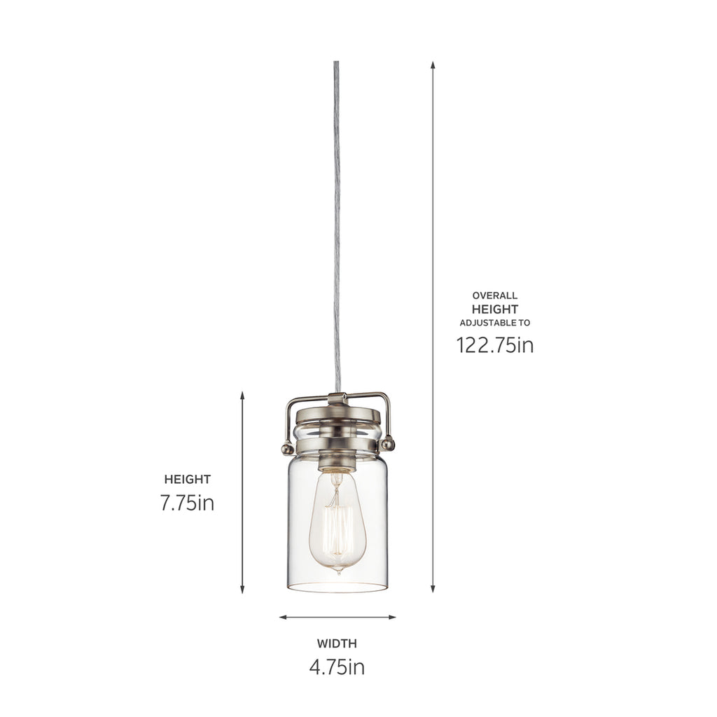 Kichler 42878NI Nickel Pendant image 4