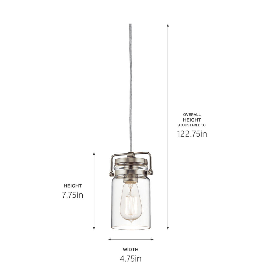 Kichler 42878NI Nickel Pendant image 4