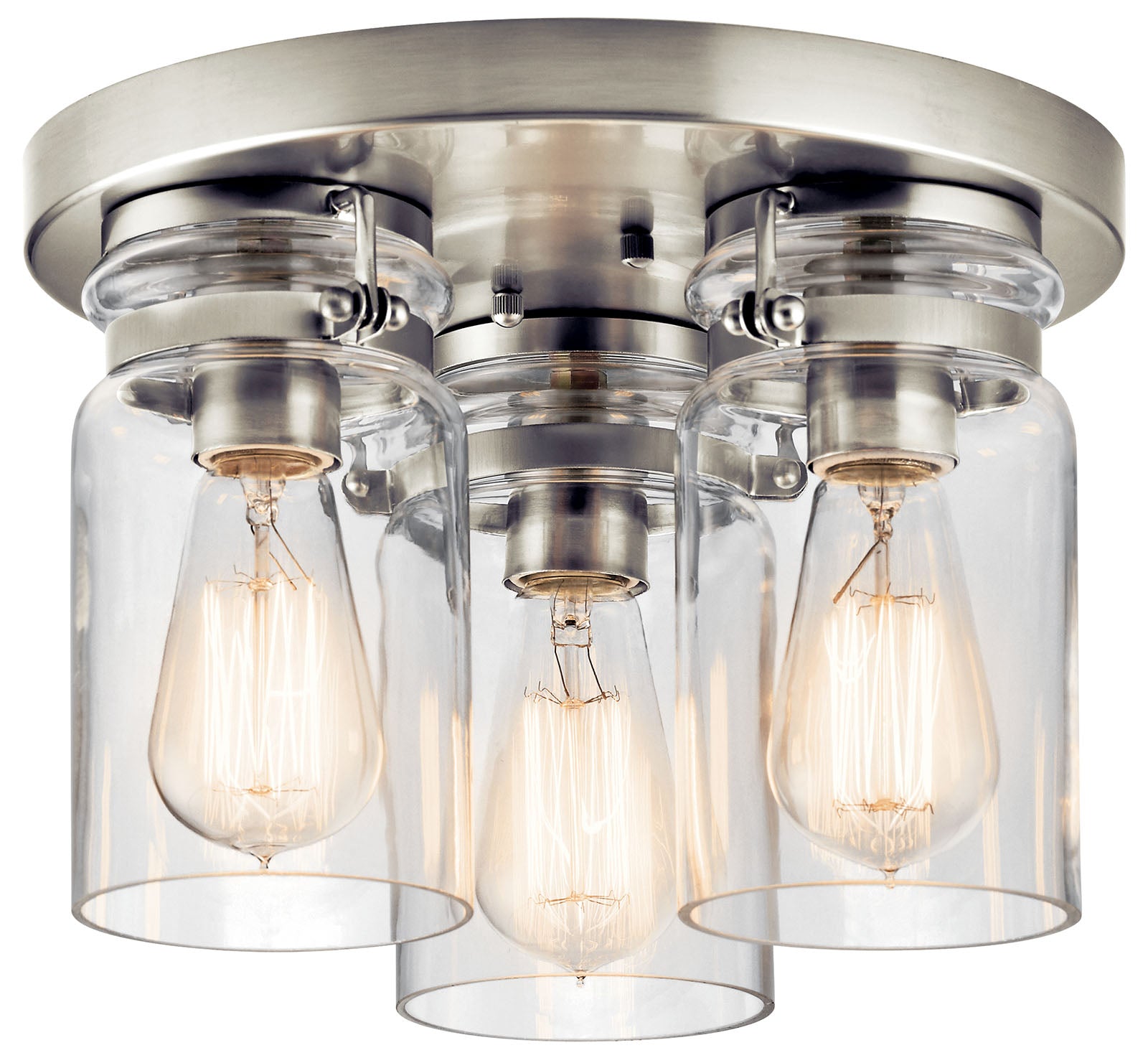 Kichler 42891NI Nickel Flush Mount image 4
