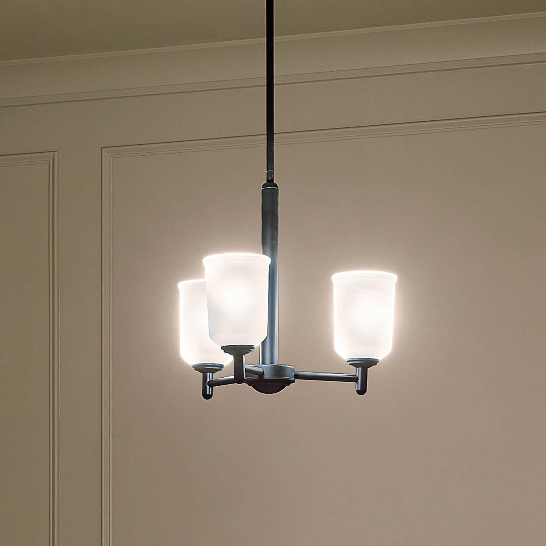 Kichler 43670BK Black Chandelier image 3
