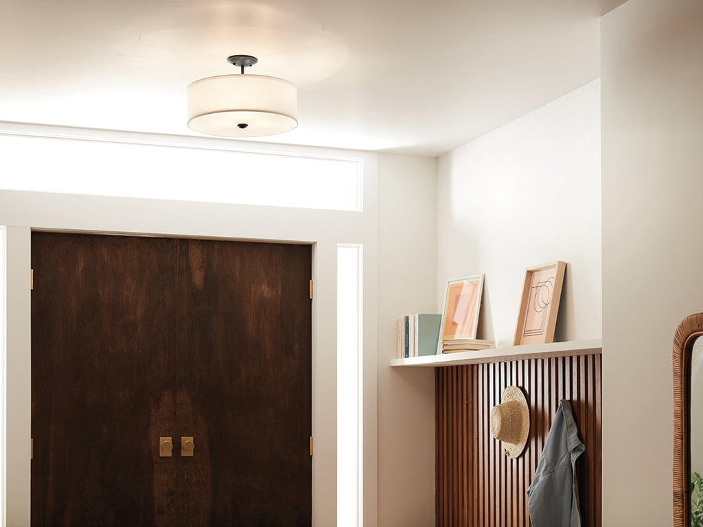 Kichler 43675BK Black Semi-Flush Mount image 4
