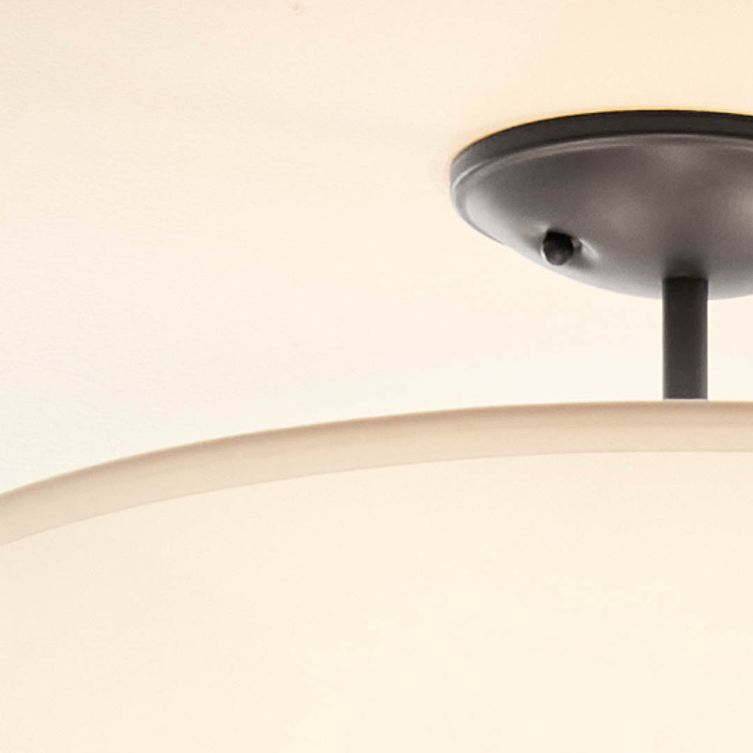Kichler 43675BK Black Semi-Flush Mount image 2