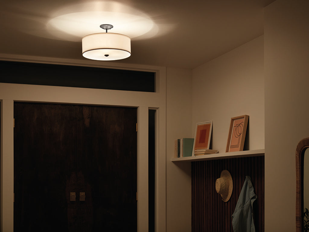 Kichler 43675BK Black Semi-Flush Mount image 5