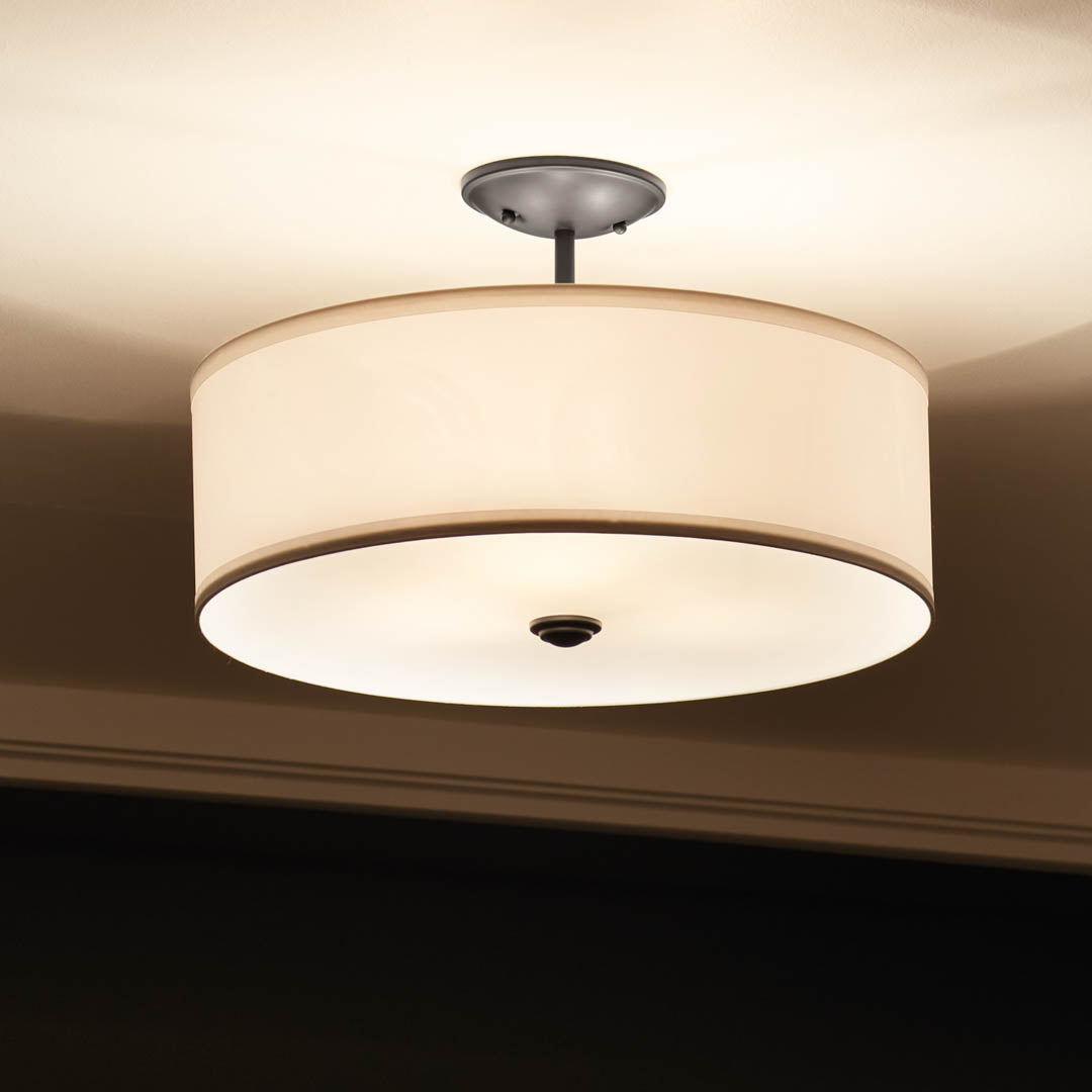 Kichler 43675BK Black Semi-Flush Mount image 3