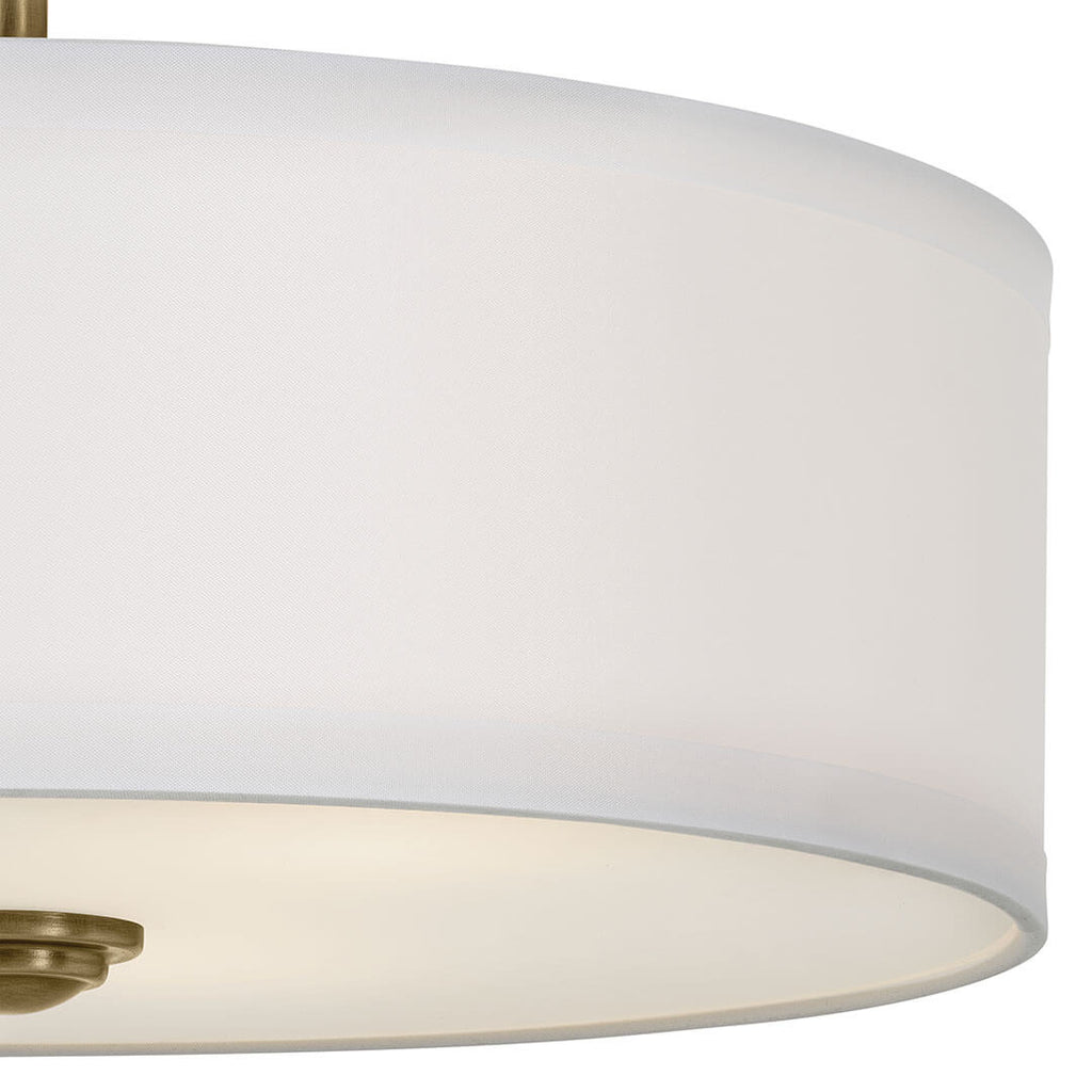 Kichler 43675NBR Gold Semi-Flush Mount image 4