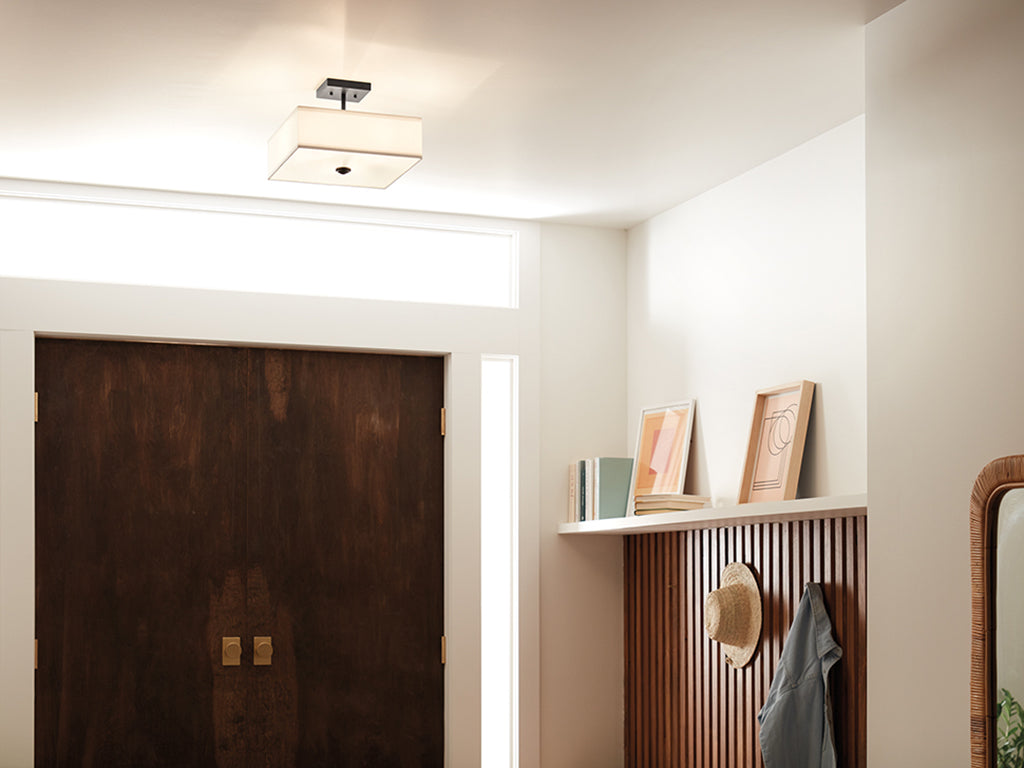 Kichler 43691BK Black Semi-Flush Mount image 4