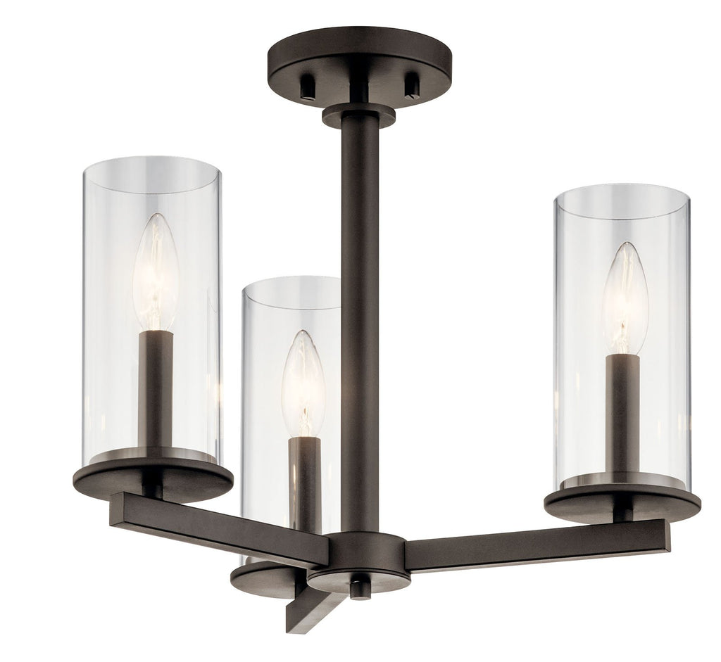 Kichler 43997OZ Bronze Chandelier image 1