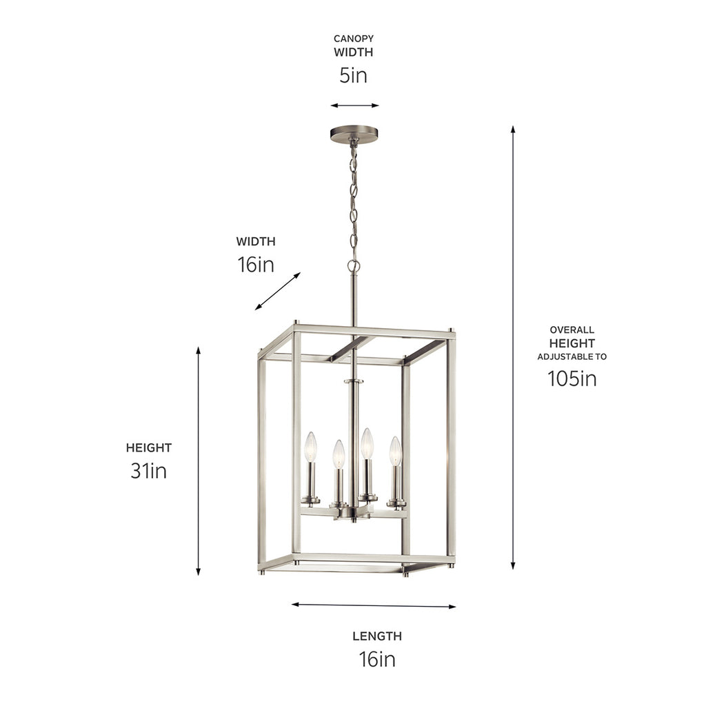 Kichler 43998NI Nickel Pendant image 4