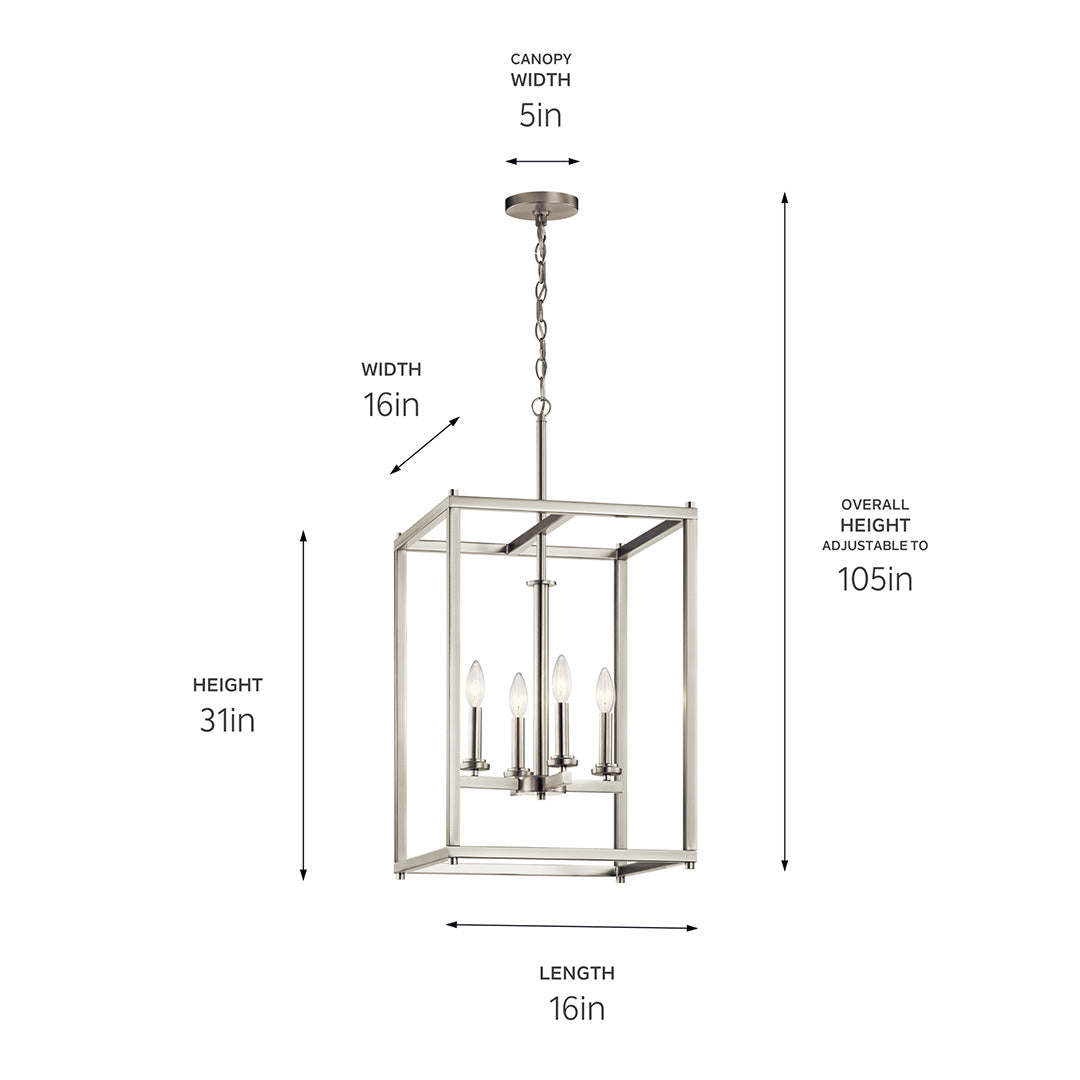 Kichler 43998NI Nickel Pendant image 4