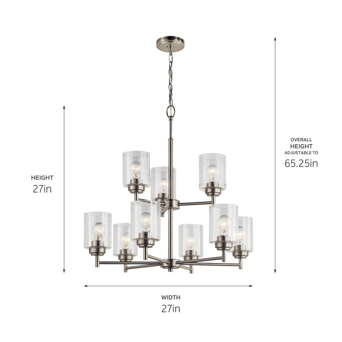Kichler 44031NI Nickel Chandelier image 4