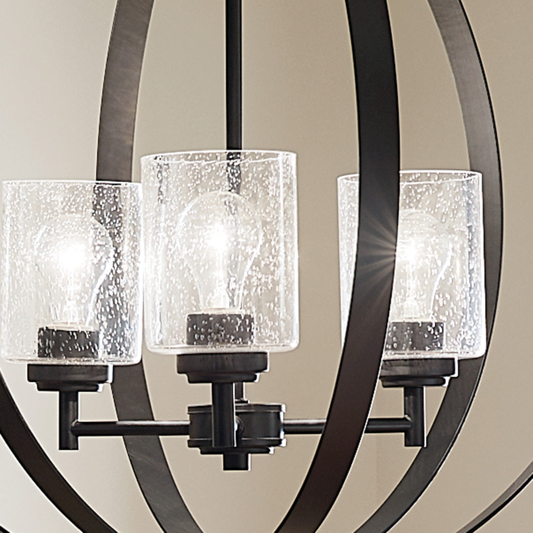 Kichler 44034BK Black Chandelier image 2