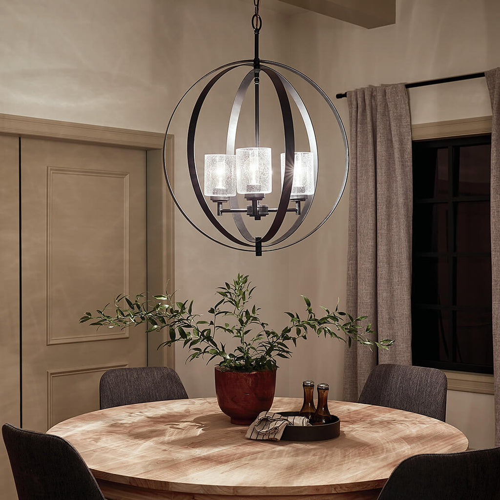Kichler 44034BK Black Chandelier image 3