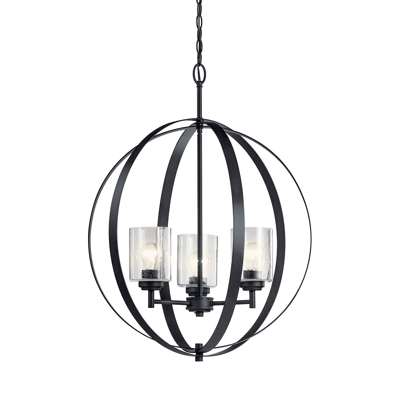Kichler 44034BK Black Chandelier image 4