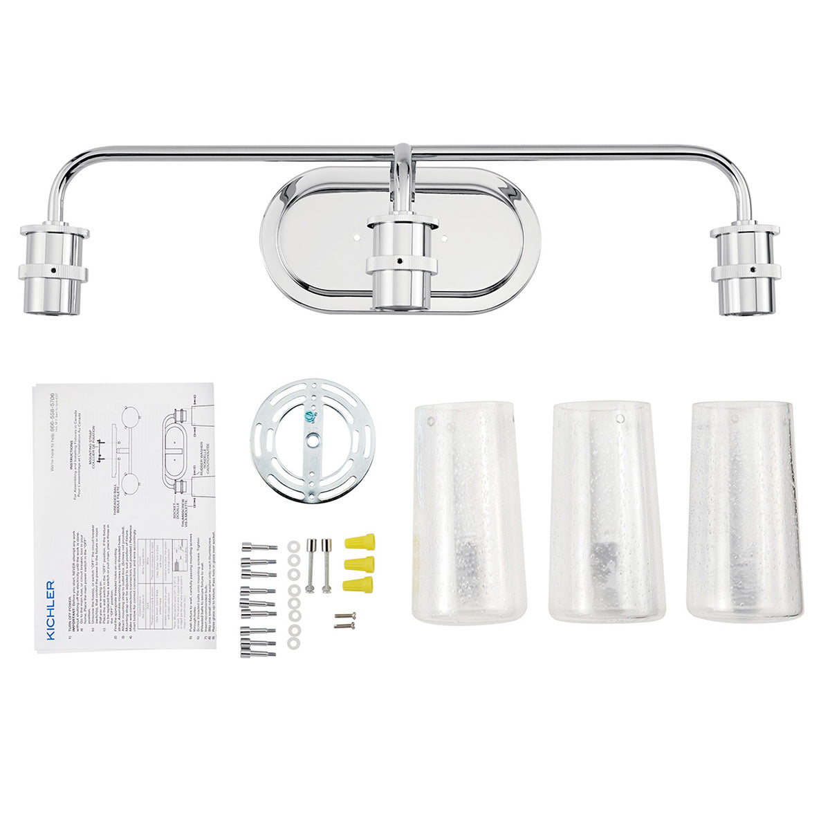Kichler 45459CH Chrome Wall Sconce image 5