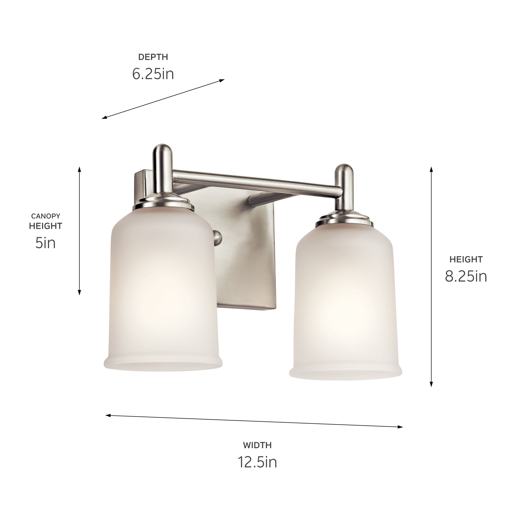 Kichler 45573NI Nickel Wall Sconce image 4