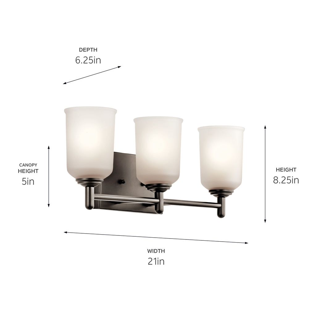 Kichler 45574OZ Bronze Wall Sconce image 3