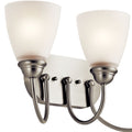 Kichler 45639NI Nickel Vanity Light image 1