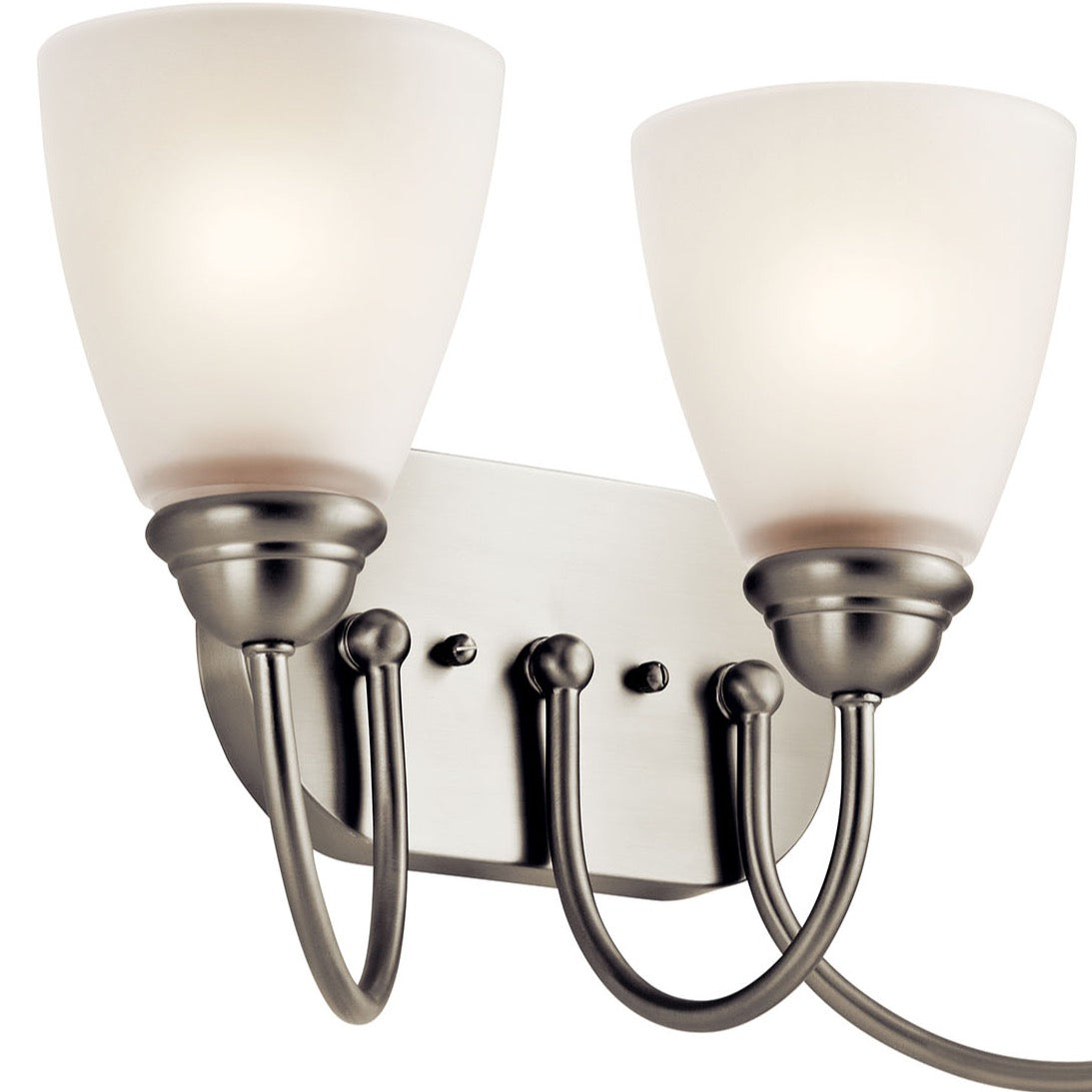 Kichler 45639NI Nickel Vanity Light image 1
