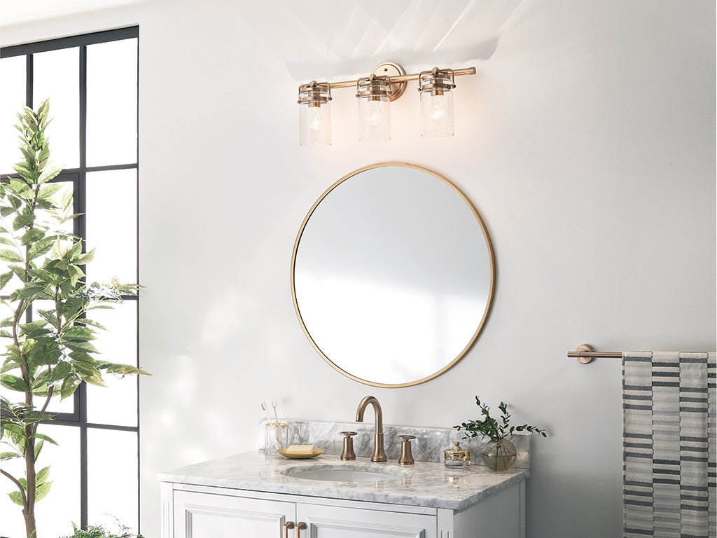 Kichler 45689CPZ Gold Vanity Light image 5