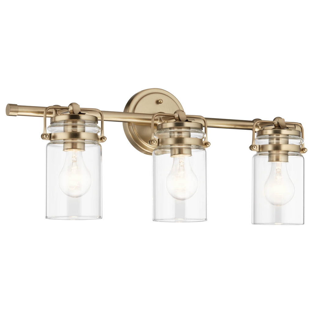 Kichler 45689CPZ Gold Vanity Light image 1