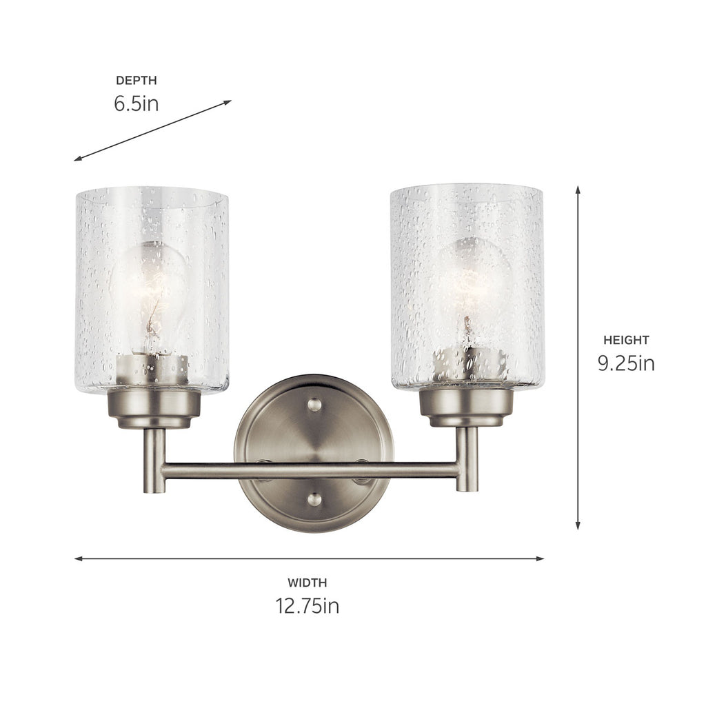 Kichler 45885NI Nickel Wall Sconce image 4