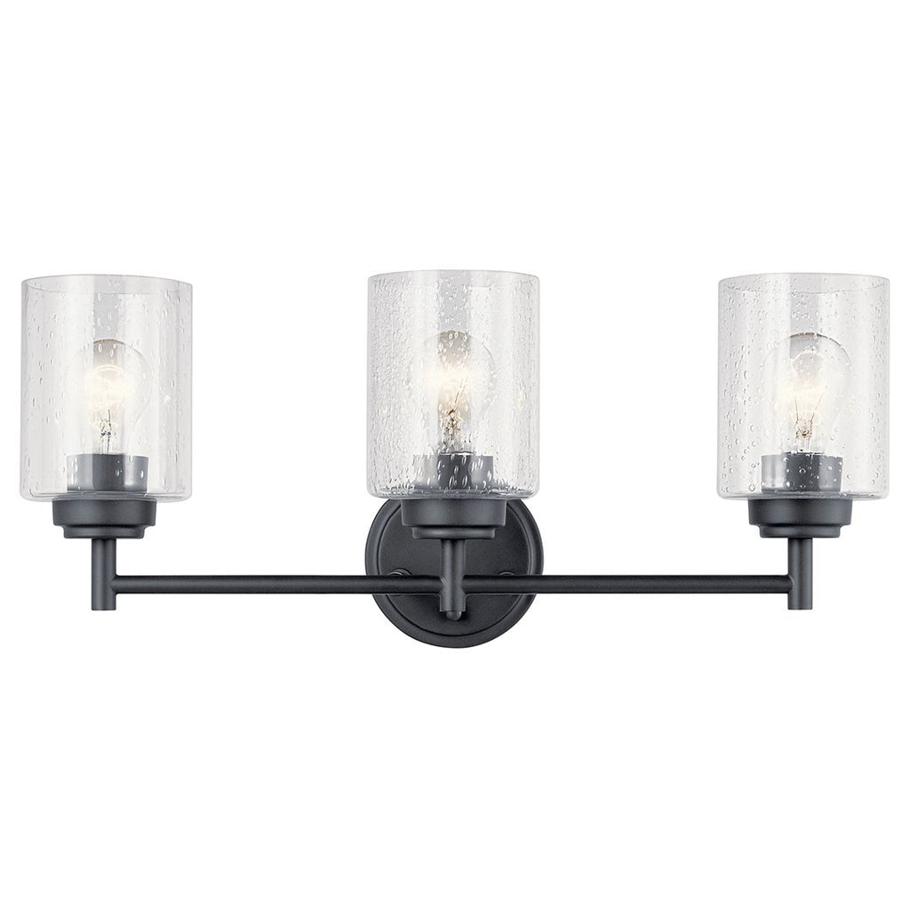 Kichler 45886BK Black Vanity Light image 1