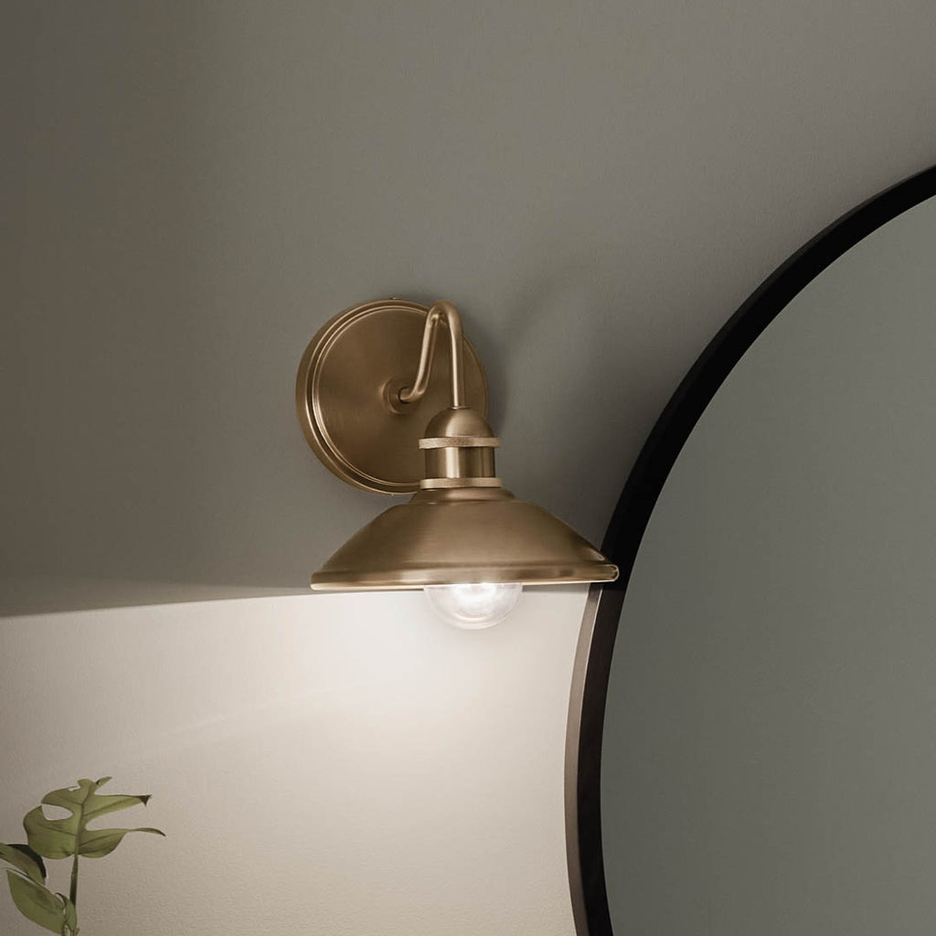 Kichler 45943CPZ Gold Wall Sconce image 4