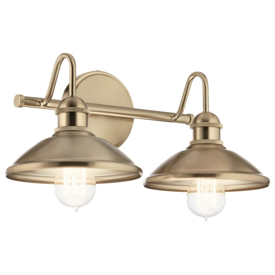 Kichler 45944CPZ Gold Vanity Light image 1