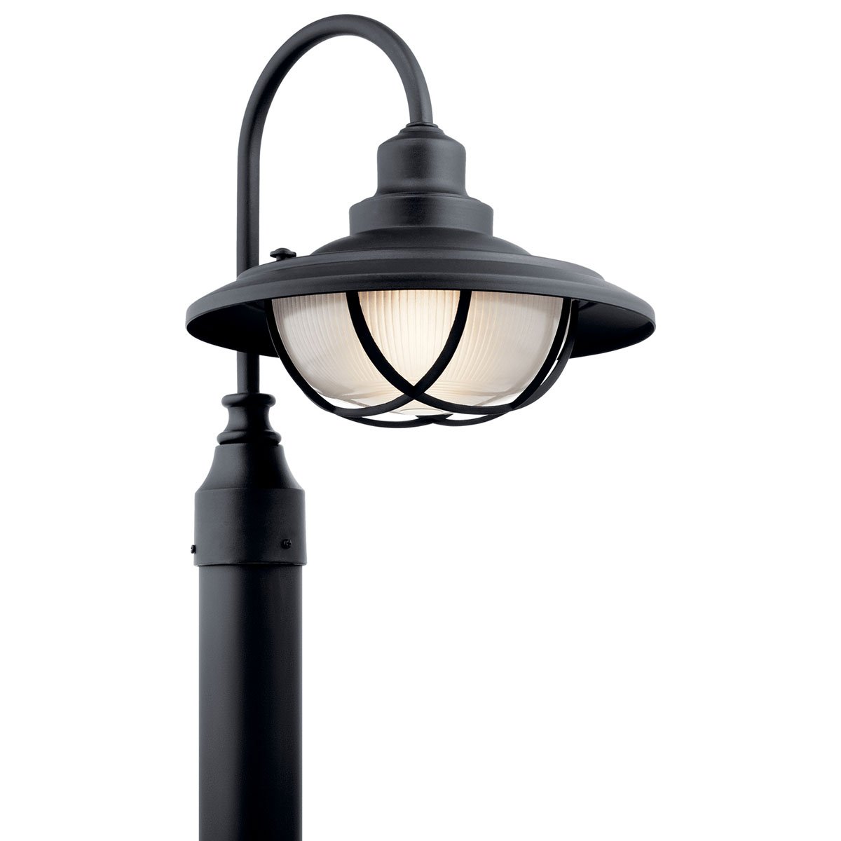 Kichler 49694BKT Black Exterior Porch Light image 1