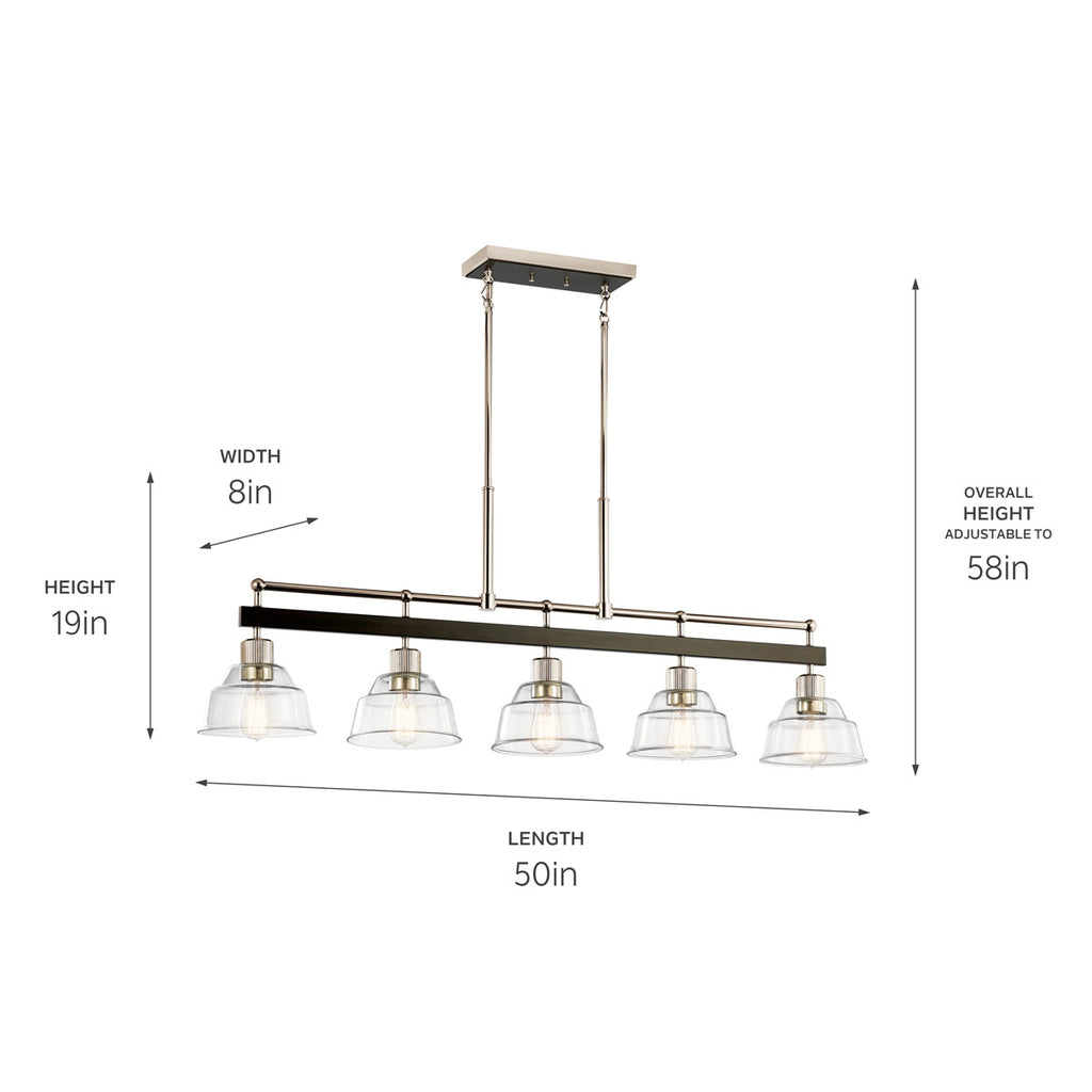 Kichler 52404PN Nickel Chandelier image 5