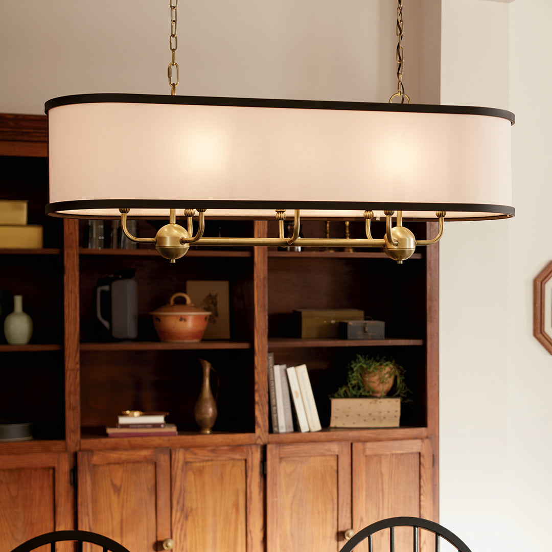 Kichler 52467NBR Gold Chandelier image 1