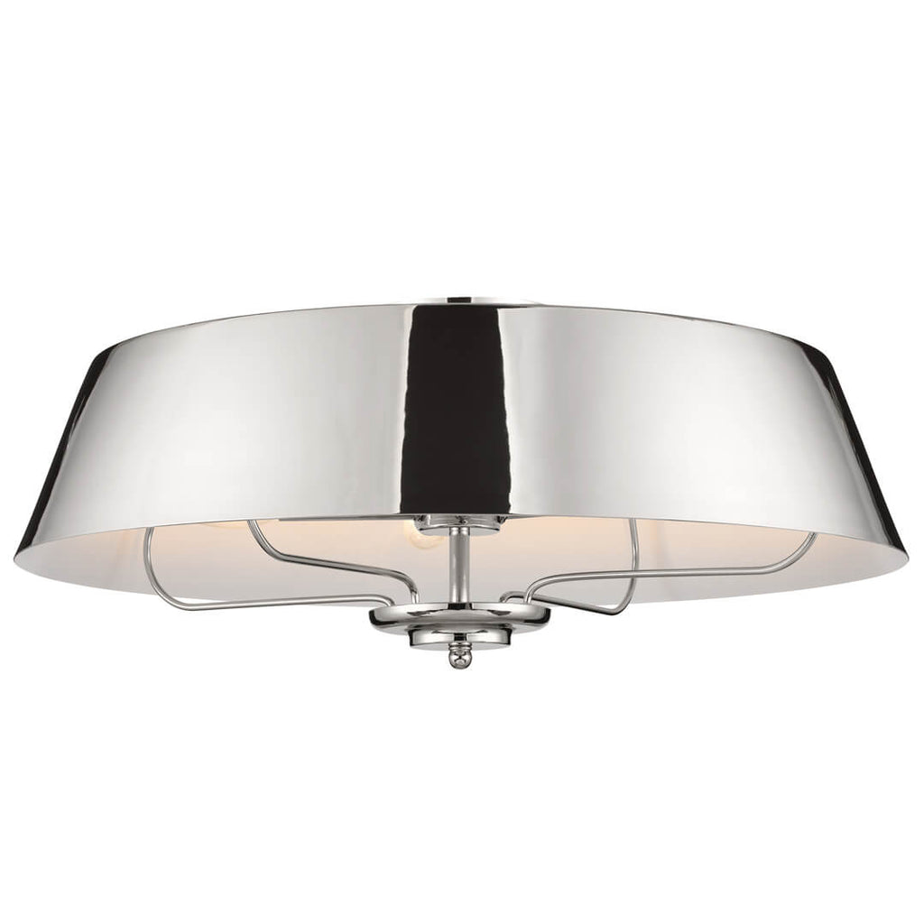 Kichler 52543PN Nickel Semi-Flush Mount image 4