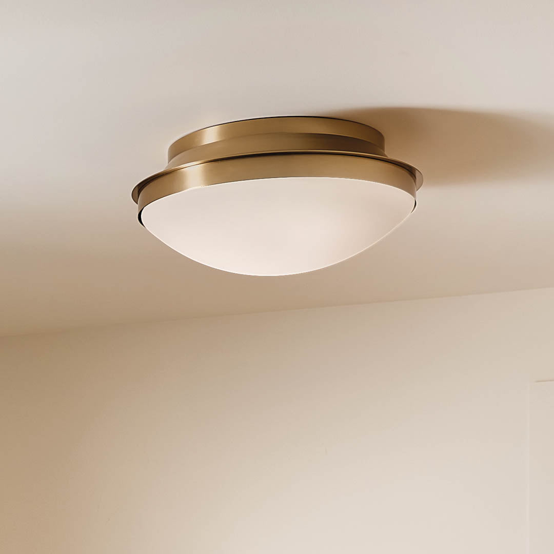 Kichler 52545BNB Gold Flush Mount image 3