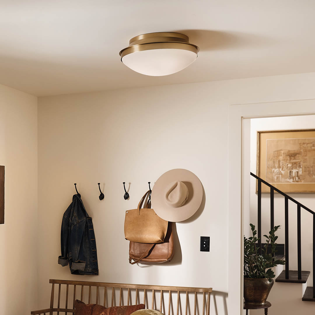 Kichler 52545BNB Gold Flush Mount image 2