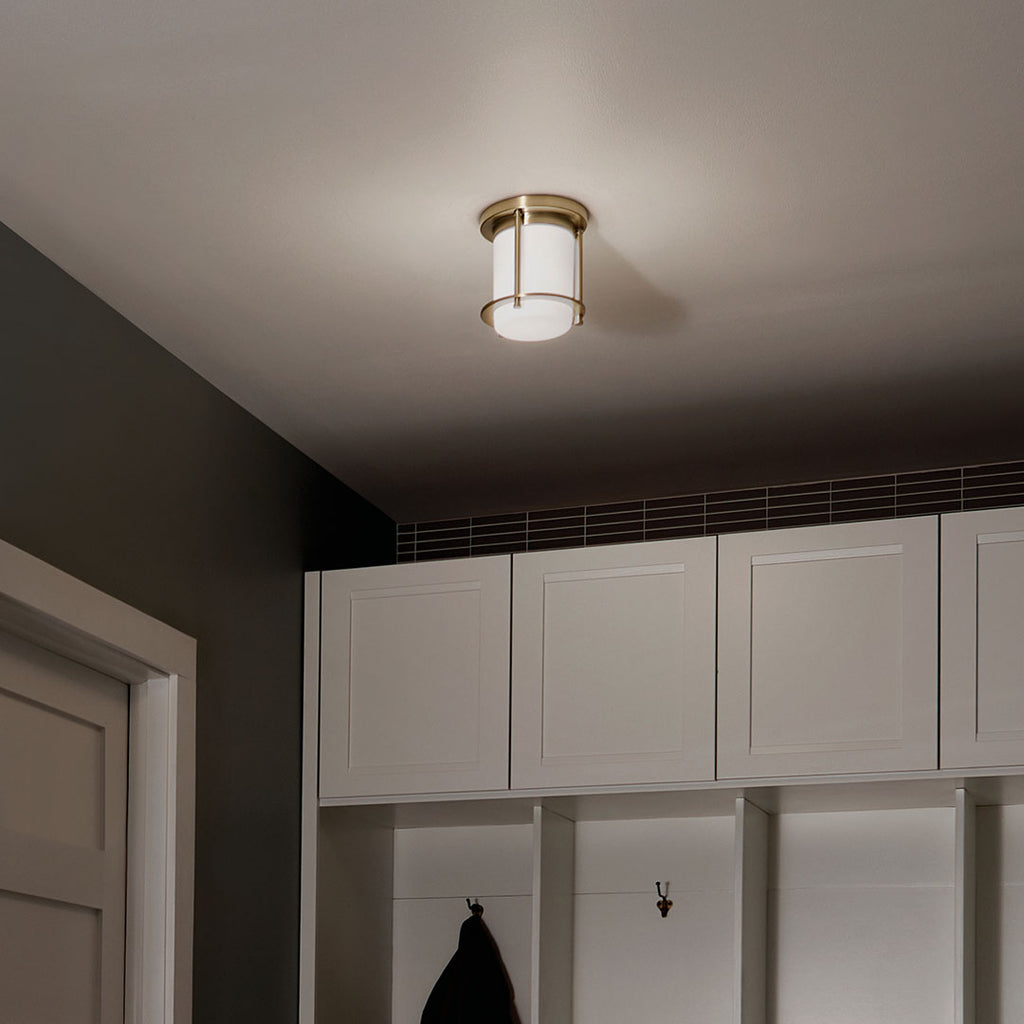 Kichler 52596CPZ Bronze Flush Mount image 4
