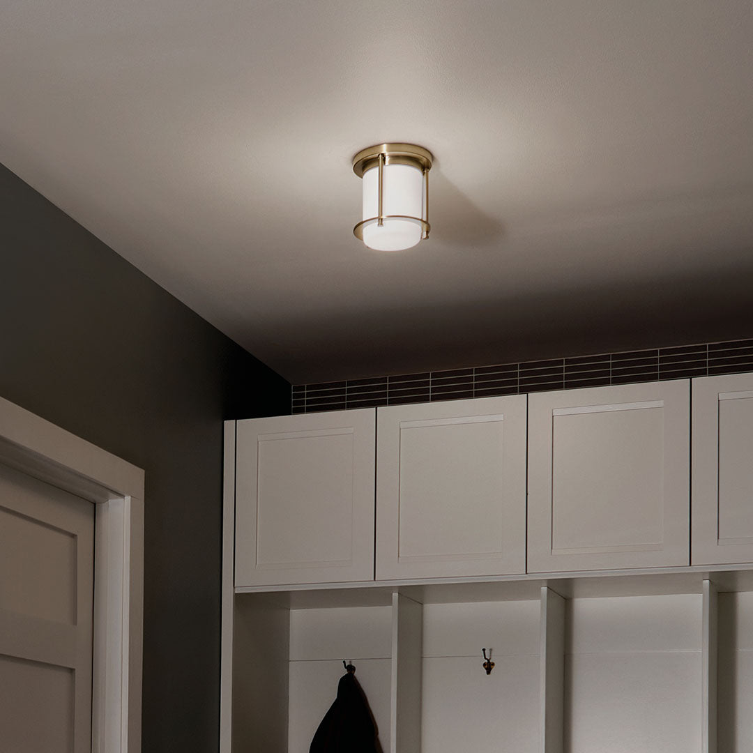Kichler 52596CPZ Bronze Flush Mount image 4