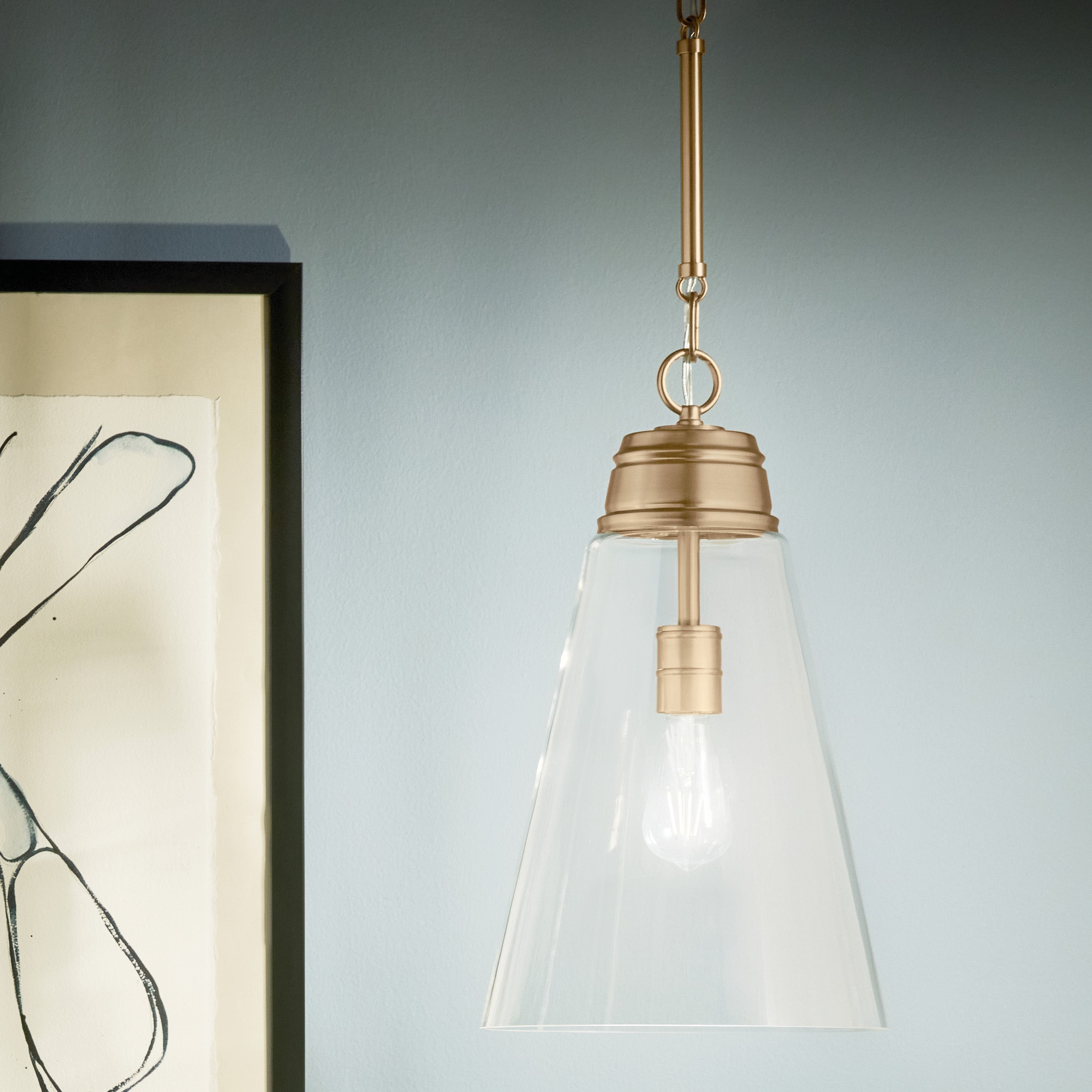 Kichler 52661CPZCLR Gold Pendant image 3
