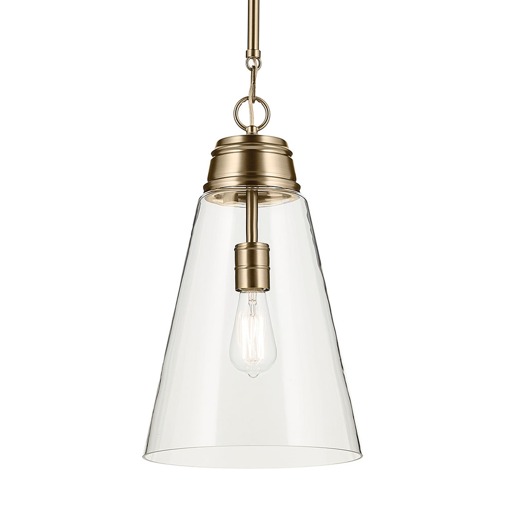 Kichler 52661CPZCLR Gold Pendant image 1
