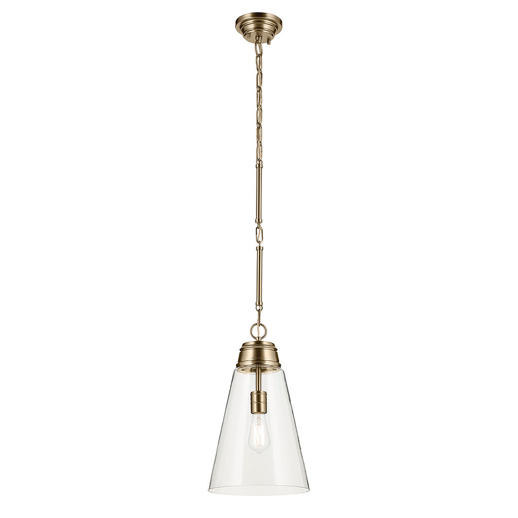 Kichler 52661CPZCLR Gold Pendant image 2
