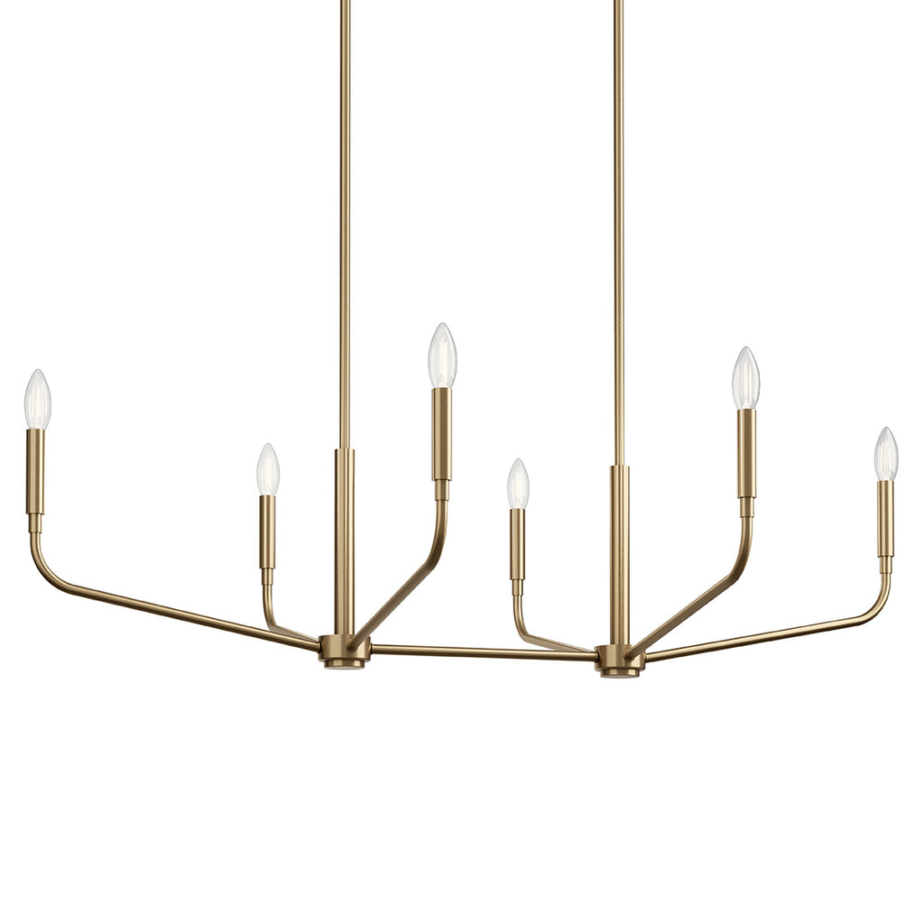 Kichler 52721CPZ Gold Chandelier image 1