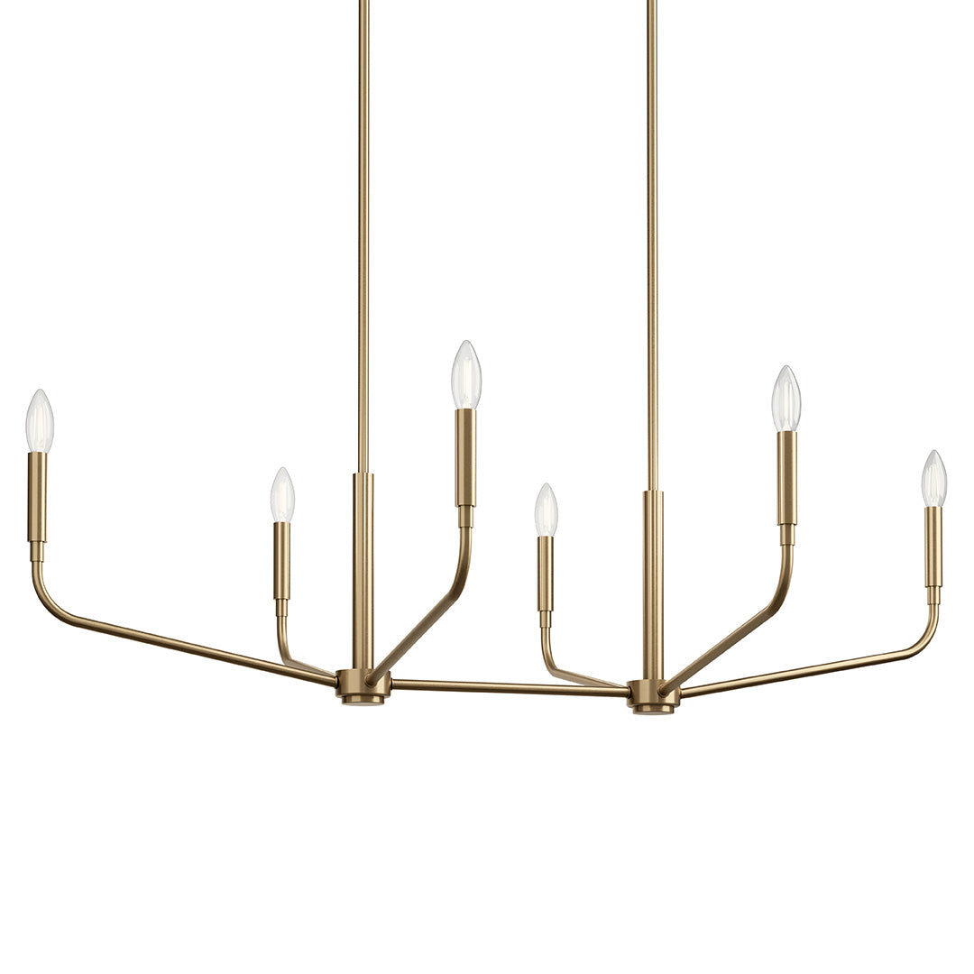 Kichler 52721CPZ Gold Chandelier image 1