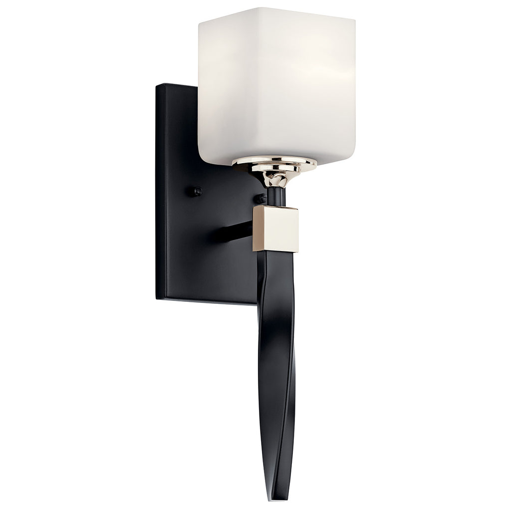 Kichler 55000BK Black Wall Sconce image 1