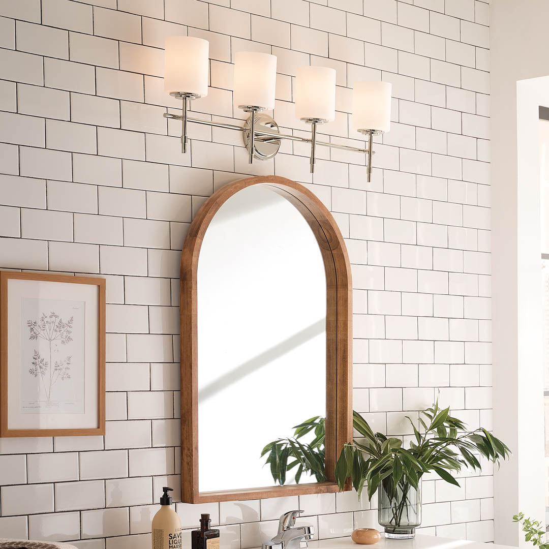 Kichler 55143PN Nickel Vanity Light image 2